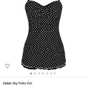 Strapless swimsuit size 18